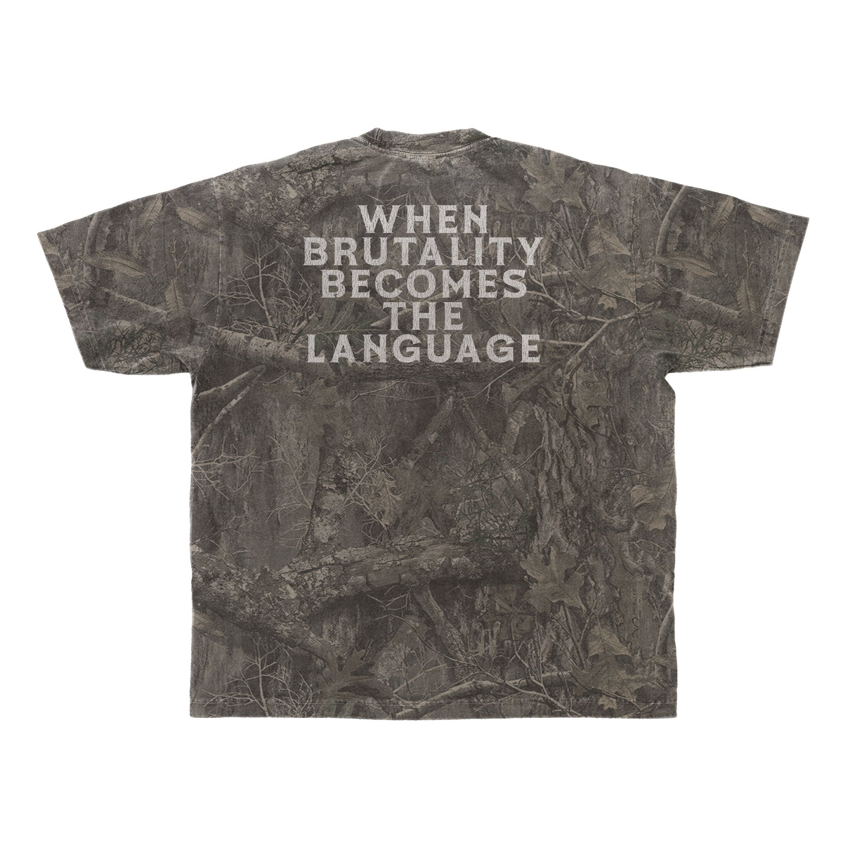 WASHED CAMO T-SHIRT (PRE-ORDER)